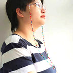 Colorful Beaded Sunglasses Chain for Women