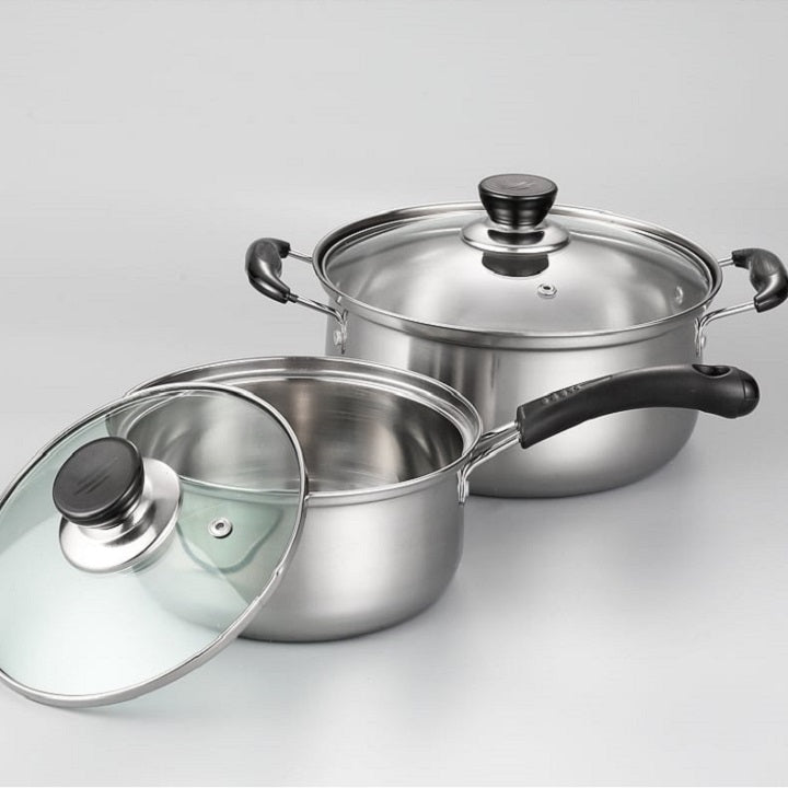 Set Combo; Juego de tres piezas de cocina de acero inoxidable