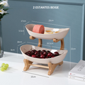 Estante para frutas de varios niveles