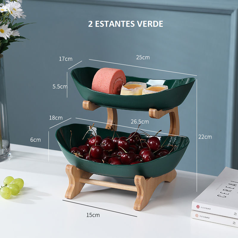 Estante para frutas de varios niveles