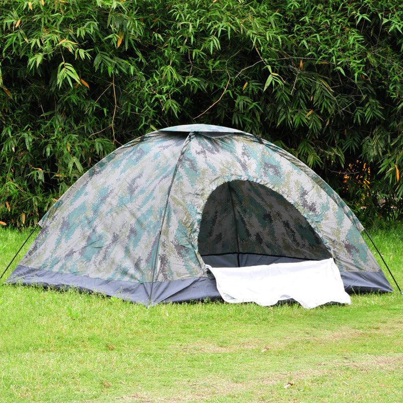 Tienda de campaña doble de camuflaje para acampadas para 2 personas