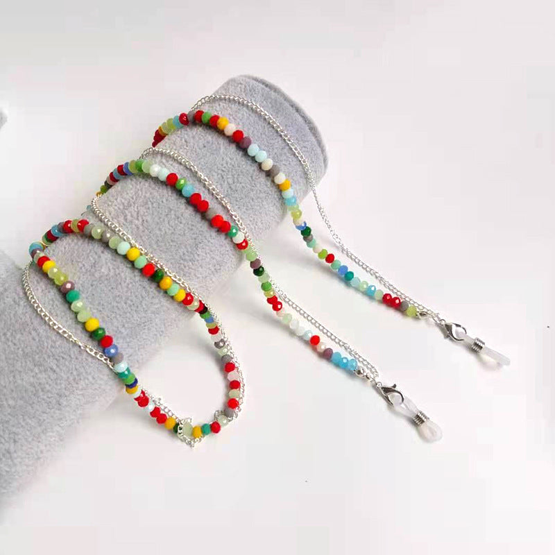 Colorful Beaded Sunglasses Chain for Women