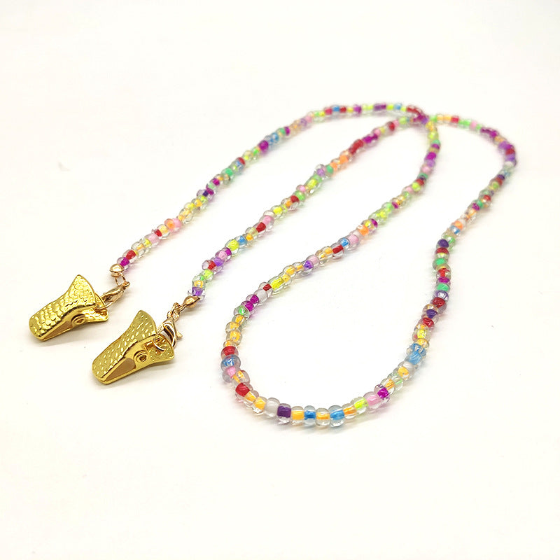 Colorful Beaded Sunglasses Chain for Women