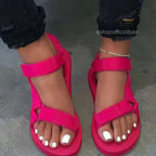 Sandalias planas romanas - Calzado de playa