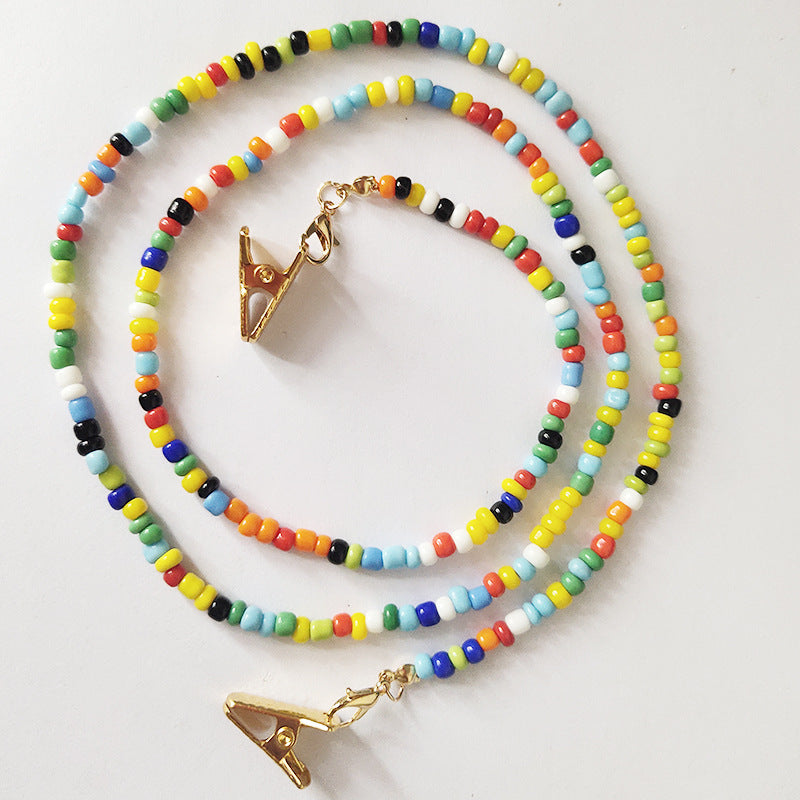 Colorful Beaded Sunglasses Chain for Women