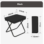 Taburete plegable para acampar