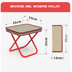 Taburete plegable para acampar