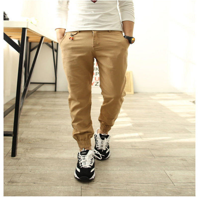 Pantalones deportivos tipo harem para hombre