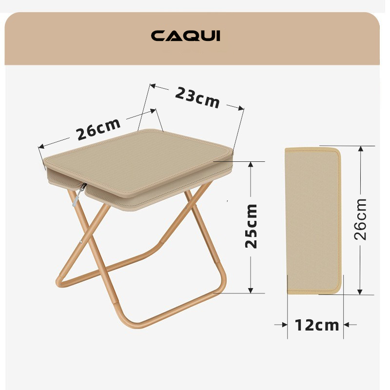 Taburete plegable para acampar