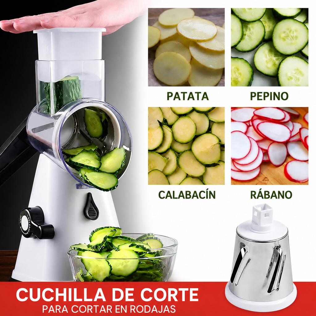 Cortador de verduras 3 en 1