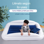 Colchón hinchable infantil – Colchón plegable portátil para siestas y viajes al aire