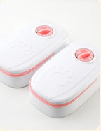 Comedero automático para mascotas con temporizador para gatos y perros.