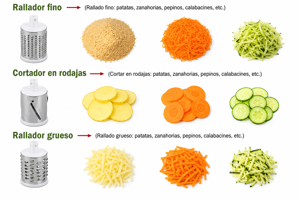 Cortador de verduras 3 en 1