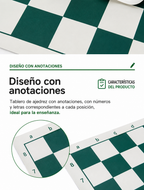 Juego de ajedrez portátil para exteriores con piezas de cuero sintético.