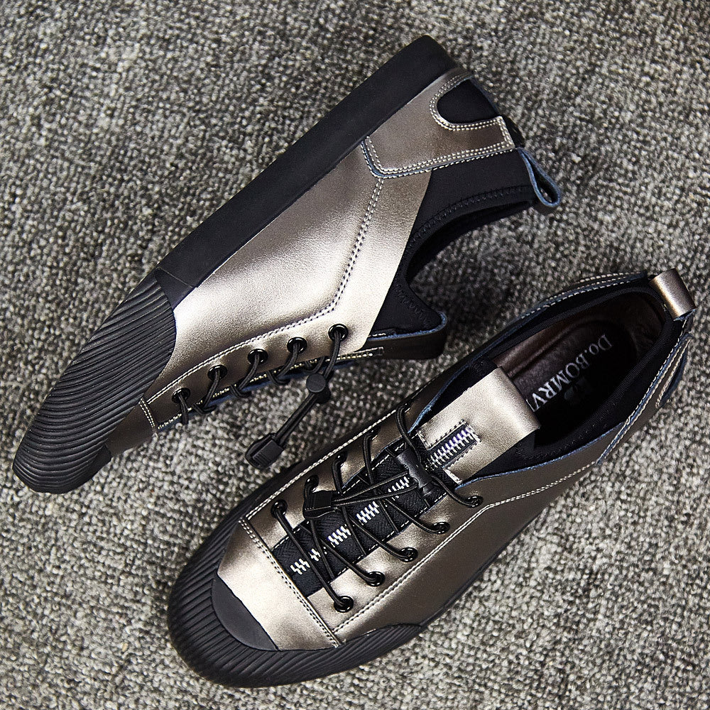 Mocasines casuales de cuero para hombre