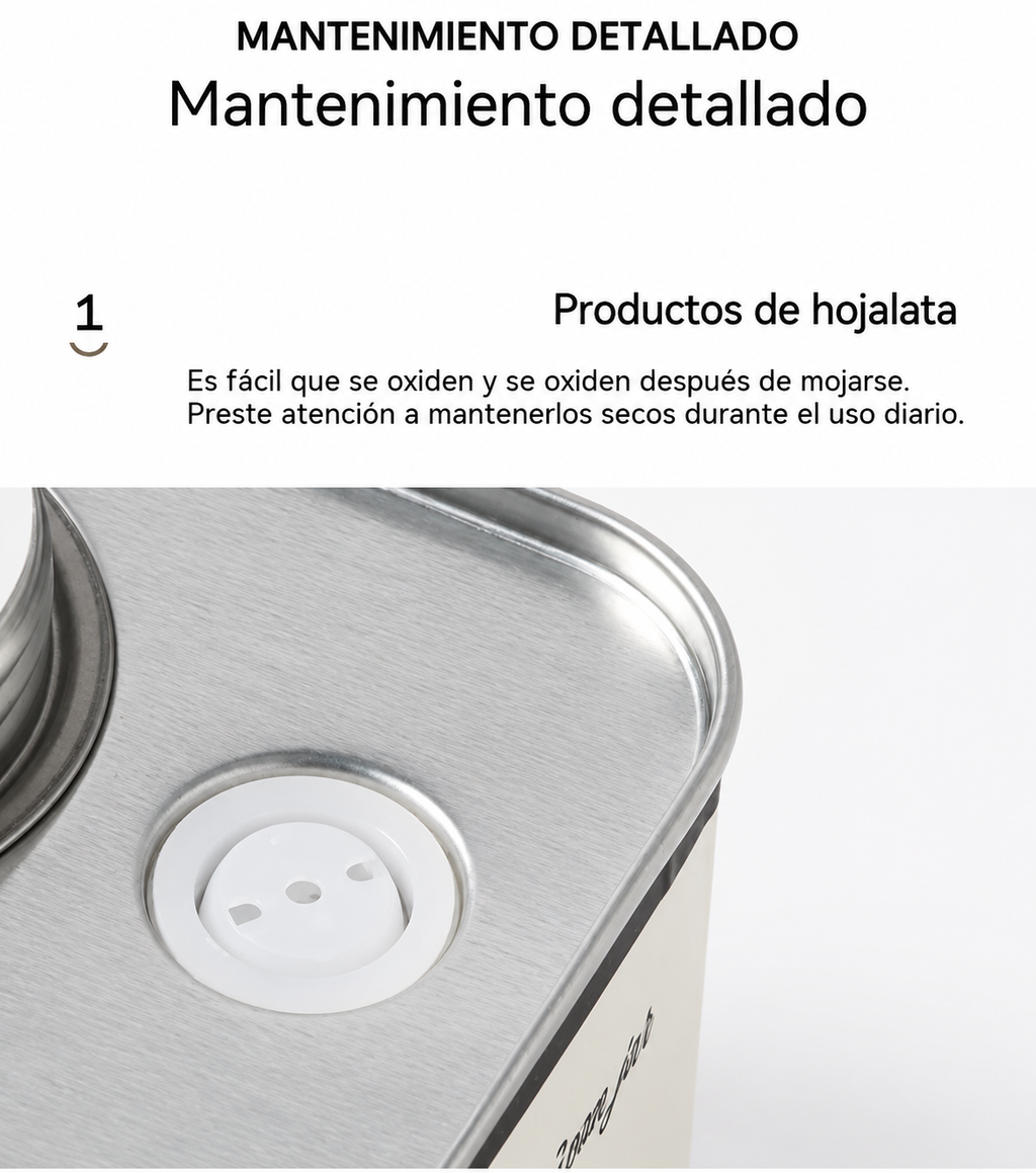 Latas selladas de hojalata para acampar al aire libre con granos de café