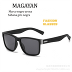 Gafas de sol cuadradas polarizadas de moda para hombre,