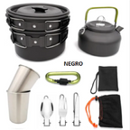 Juego de utensilios de cocina para acampar al aire libre