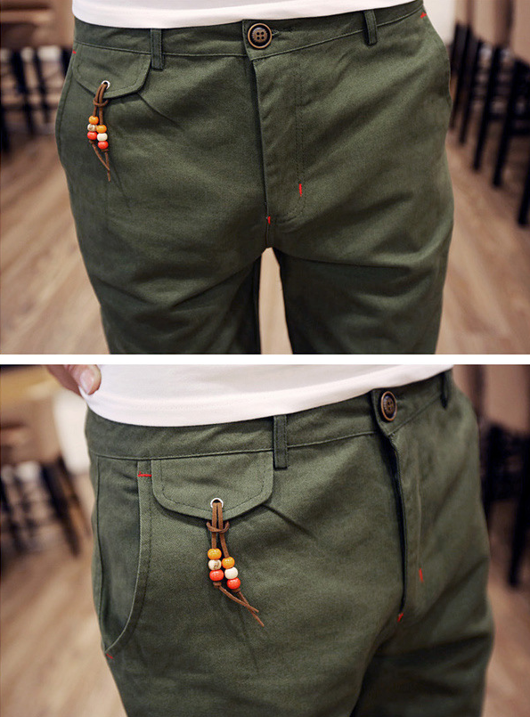 Pantalones deportivos tipo harem para hombre