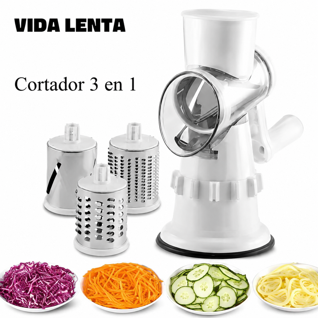 Cortador de verduras 3 en 1