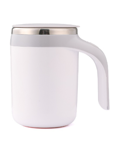 Taza de café de acero inoxidable con agitador automático (portátil)