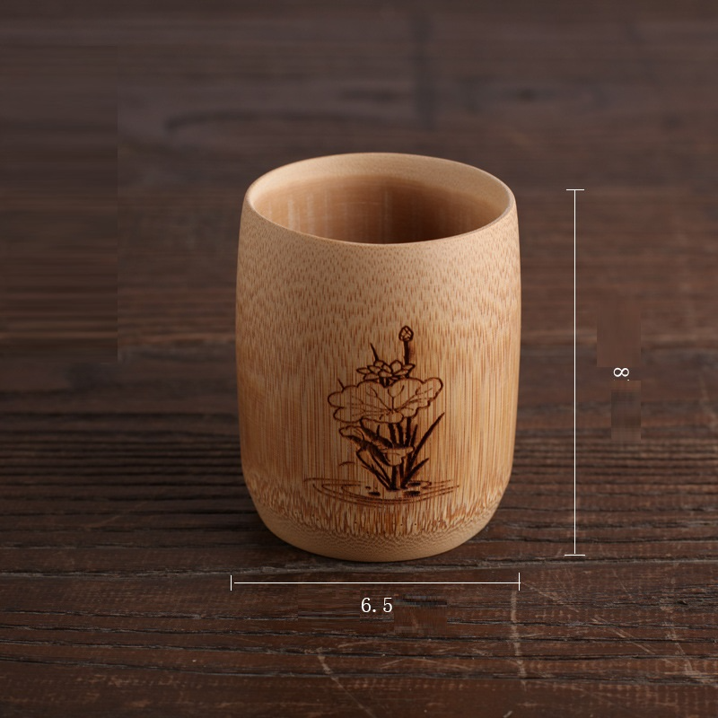 Vaso de cerveza de carbón de bambú