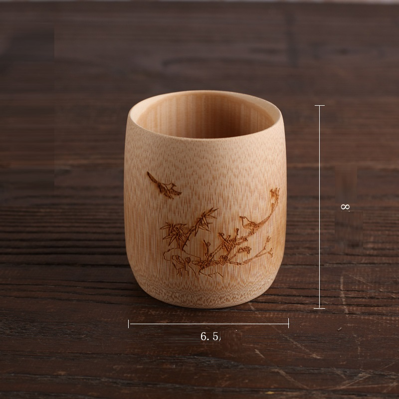 Vaso de cerveza de carbón de bambú