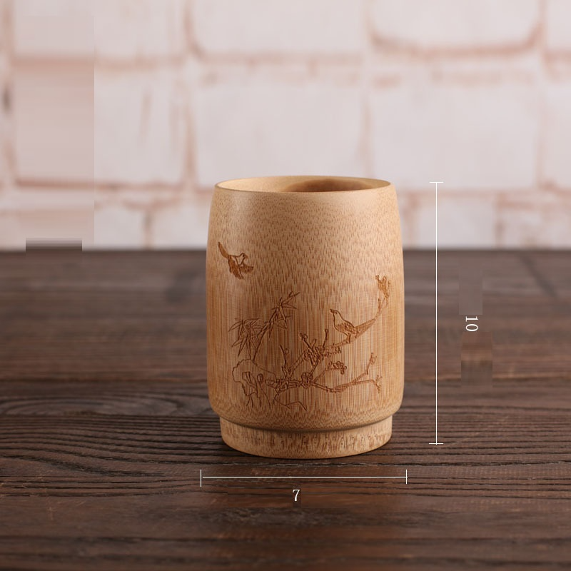 Vaso de cerveza de carbón de bambú