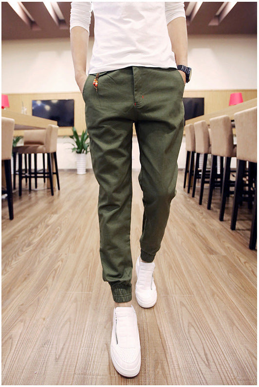 Pantalones deportivos tipo harem para hombre