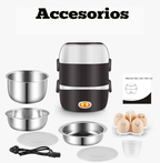 Fiambrera eléctrica multifunción y mini arrocera