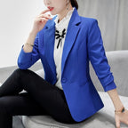 Traje de chaqueta de negocios ajustado para mujer