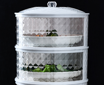 Multi-layer Dust-proof Food Cover with Heat Insulation