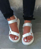 Sandalias planas romanas - Calzado de playa