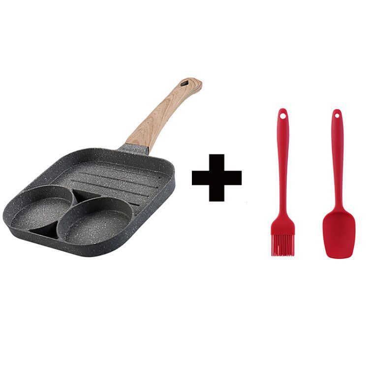 Sartén antiadherente para tortillas de 4 y 2 agujeros