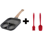 Sartén antiadherente para tortillas de 4 y 2 agujeros