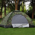Tienda de campaña doble de camuflaje para acampadas para 2 personas
