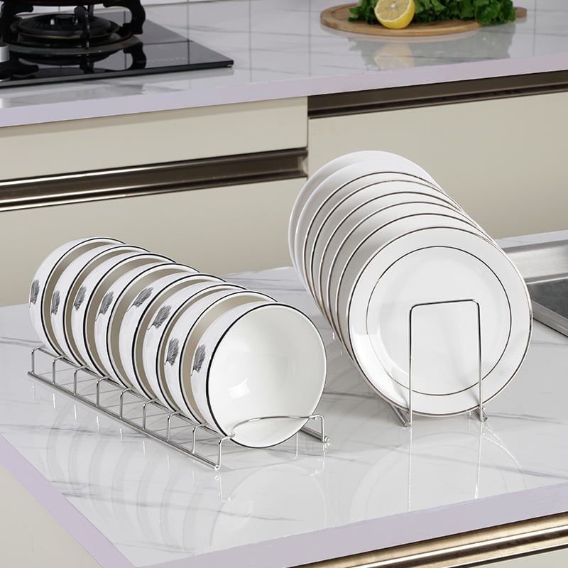 Escurridor de platos de acero inoxidable