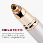 Recortadora de cejas eléctrica portátil recargable para mujeres