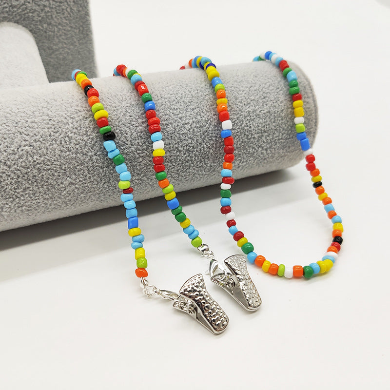 Colorful Beaded Sunglasses Chain for Women