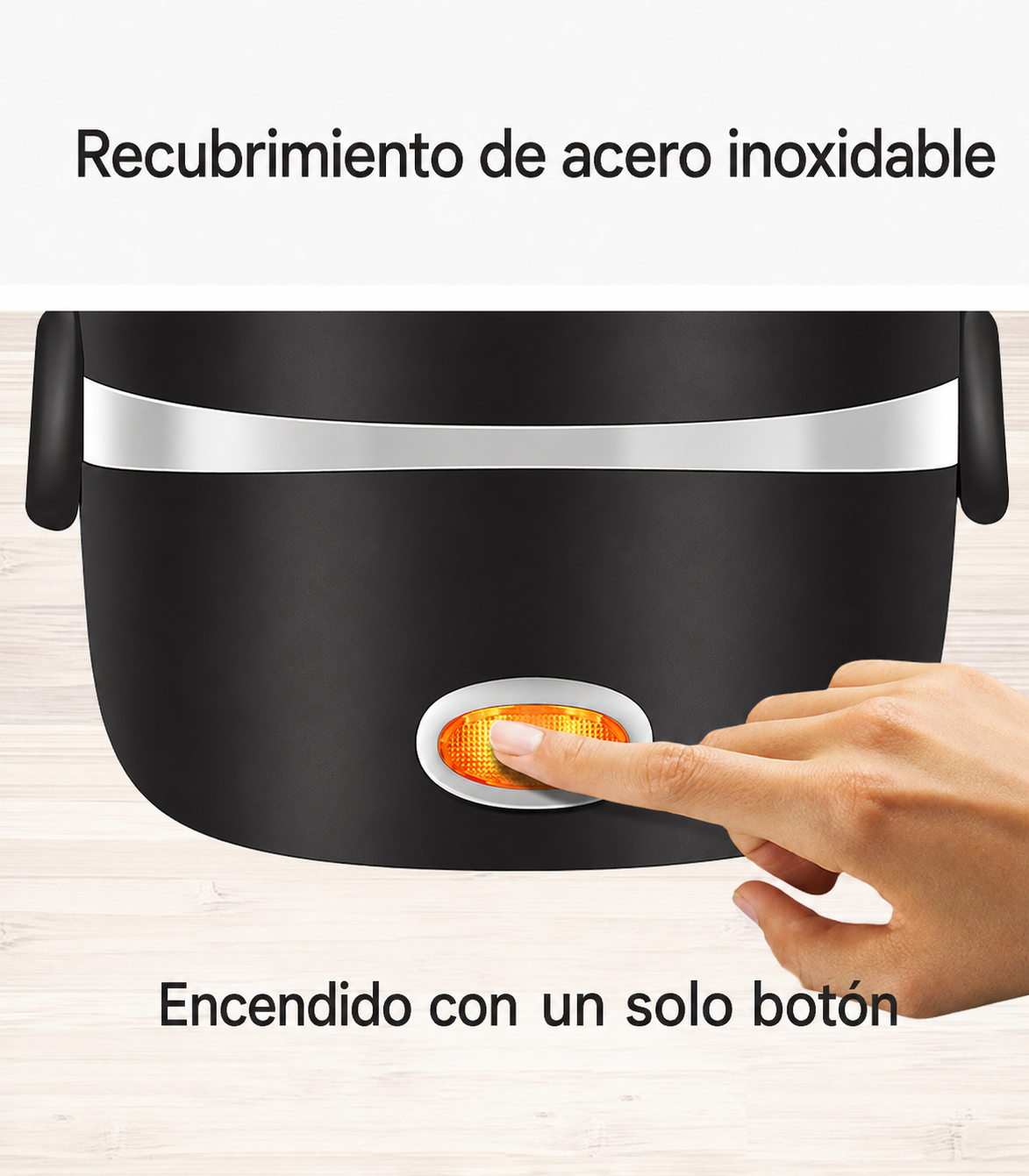 Fiambrera eléctrica multifunción y mini arrocera
