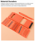 Cortador y Rallador de Verduras Multifuncional