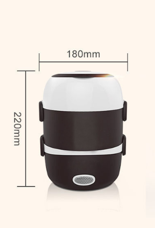 Fiambrera eléctrica multifunción y mini arrocera