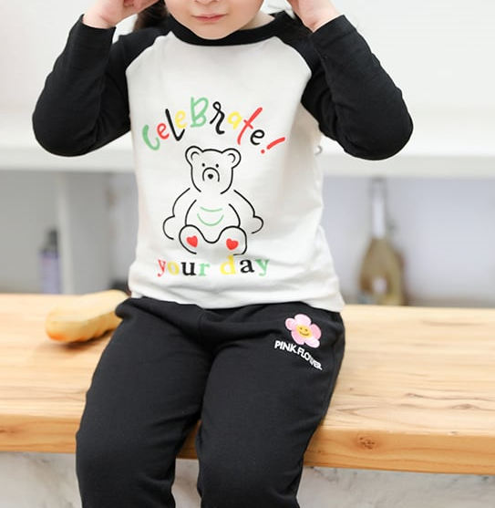 Camiseta de manga larga para niñas y bebés