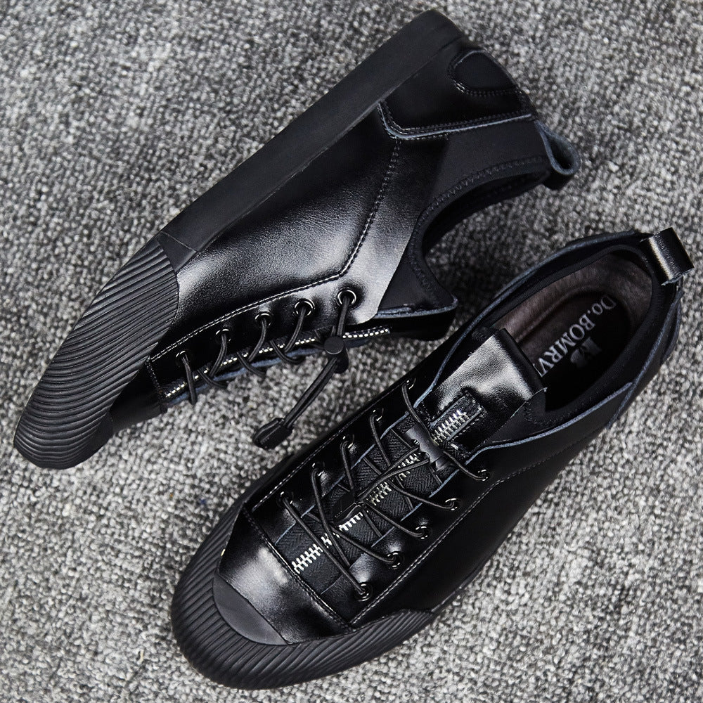 Mocasines casuales de cuero para hombre