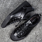 Mocasines casuales de cuero para hombre