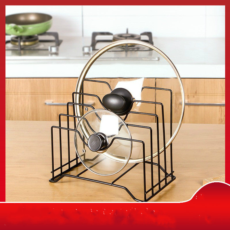 Estantería y escurridor multifuncional de hierro para cocina