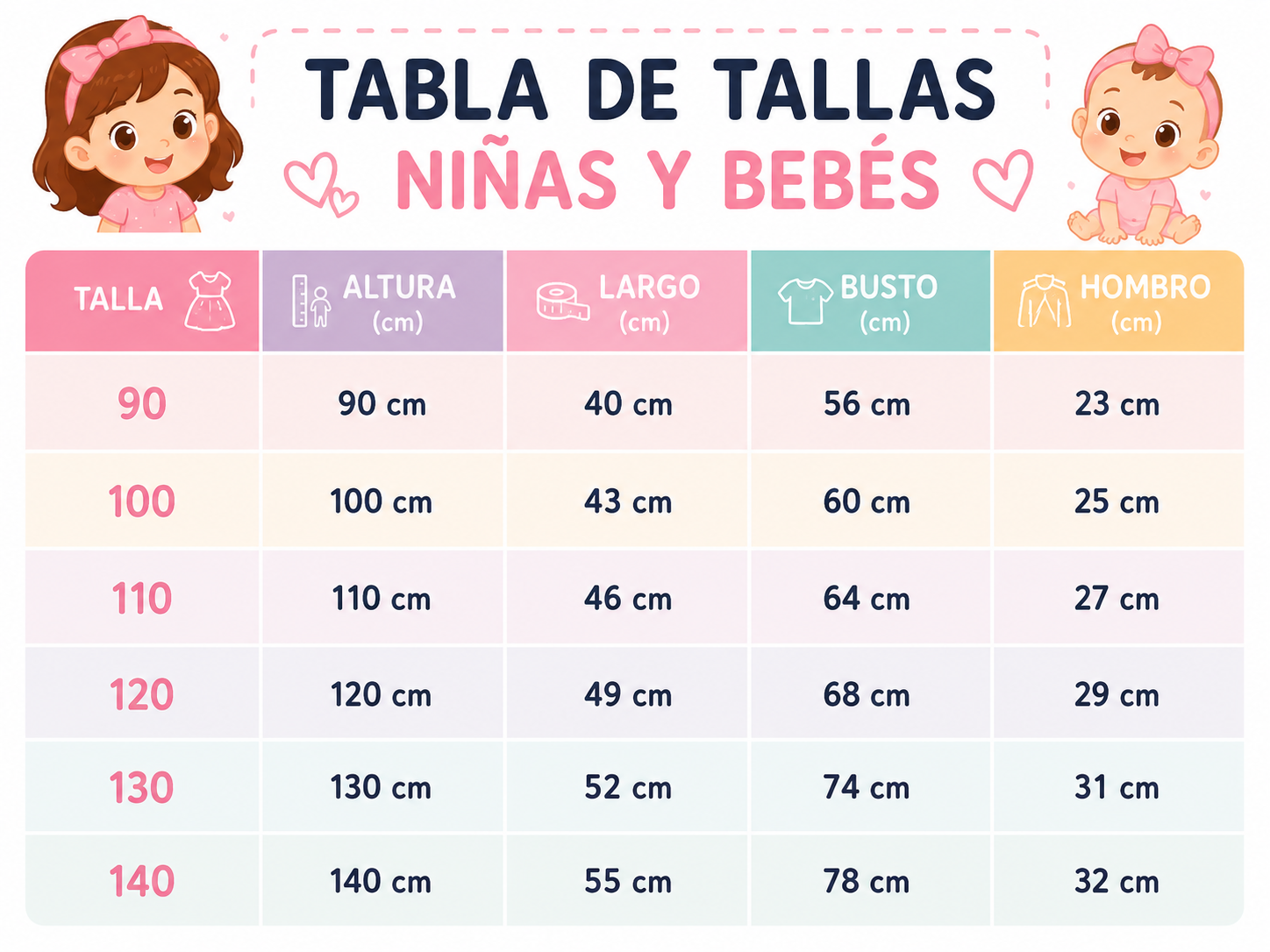 Camiseta de manga larga para niñas. Ositos